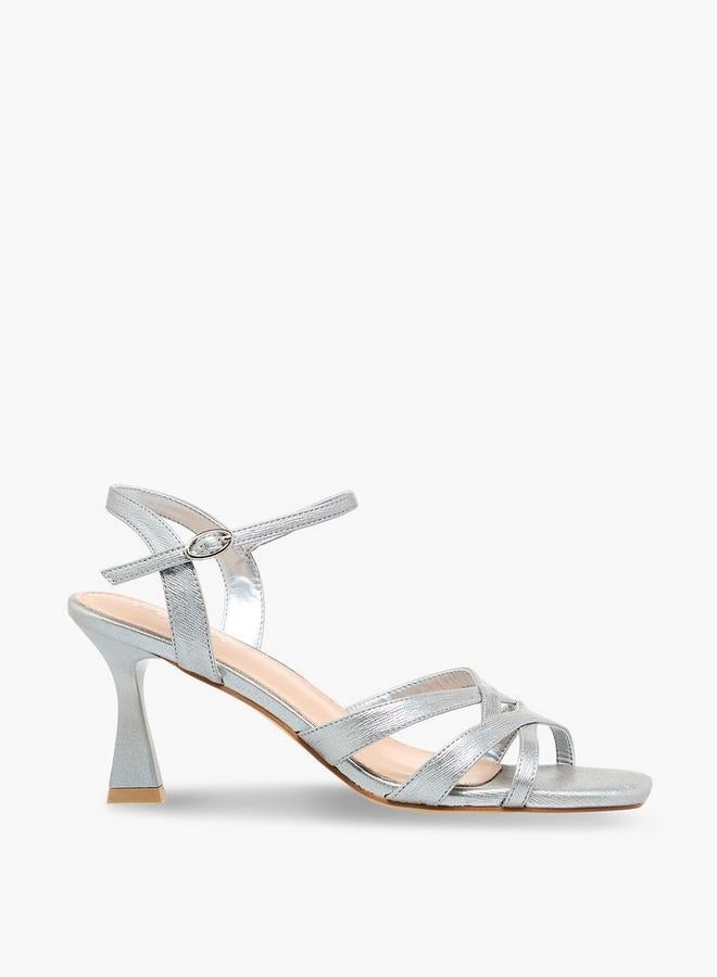 Paprika Women Flared Heel Strap Sandals Ramadan Collection - Image 1